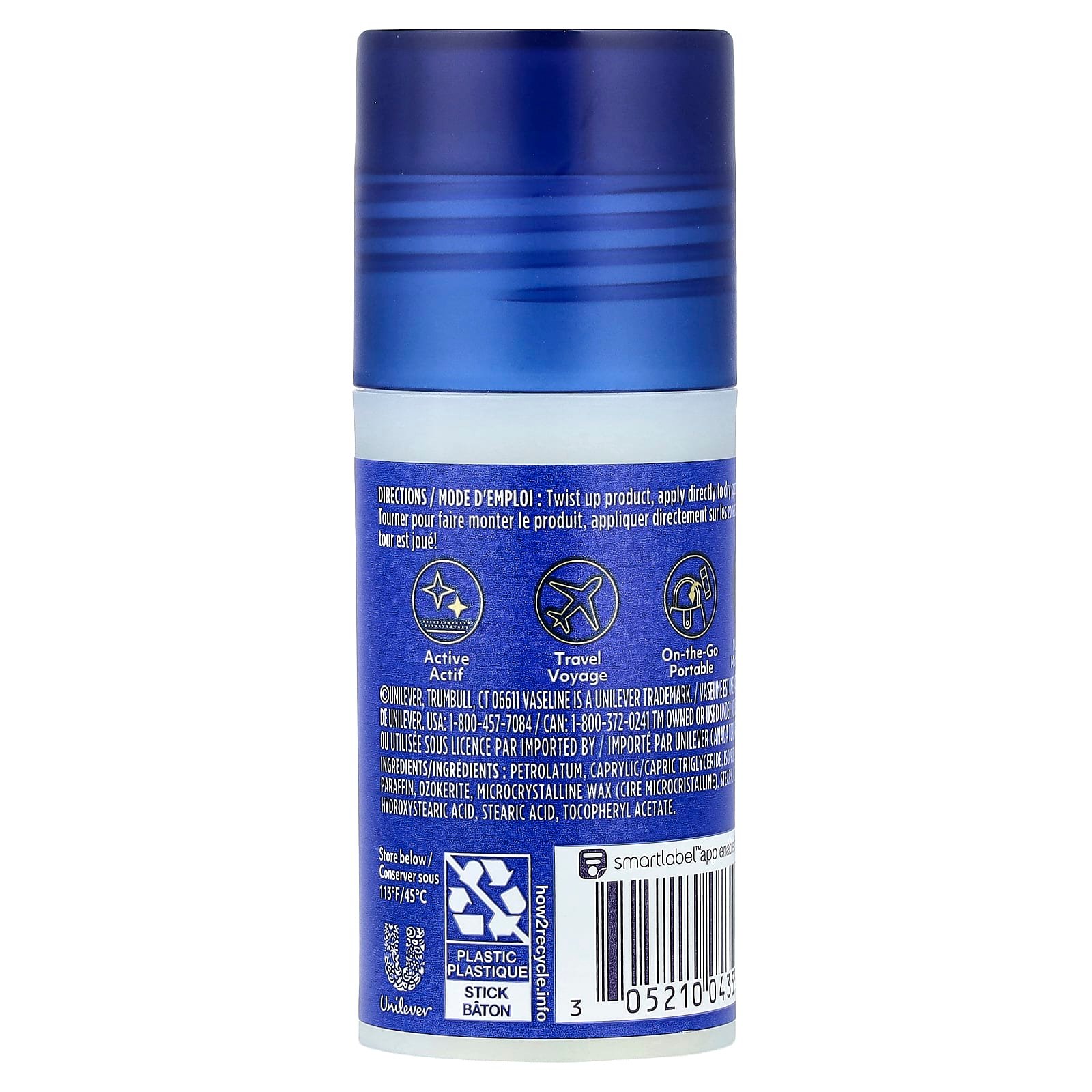 Vaseline, Healing Jelly™ Stick, All-Over Body Balm, fragrance-free, 40 g (1.4 oz)