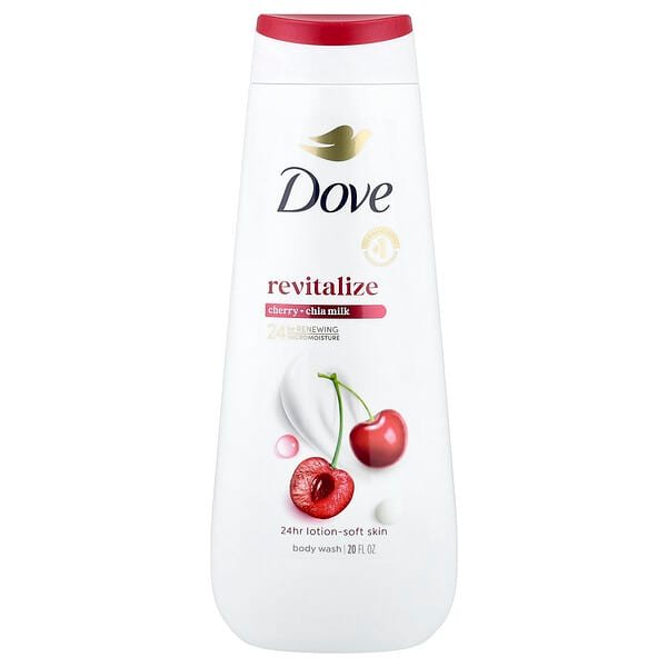 Dove, Revitalise Body Wash, Cherry & Chia Milk, 20 fl oz (591 ml)