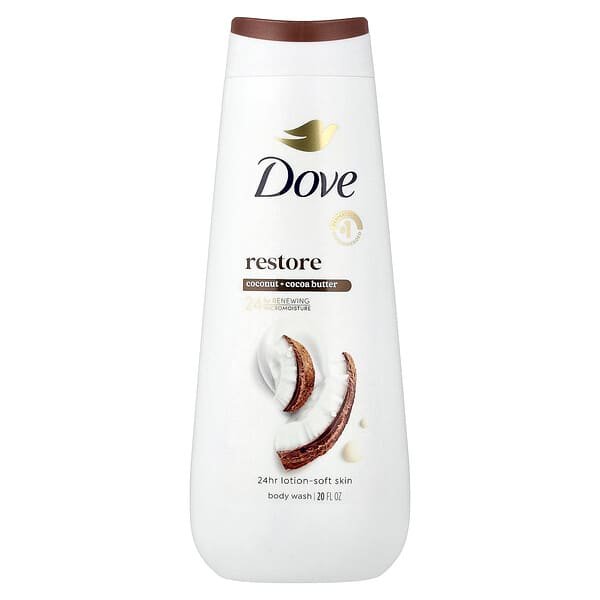 Dove, Restore Body Wash, Coconut + Cocoa Butter, 20 fl oz (591 ml)