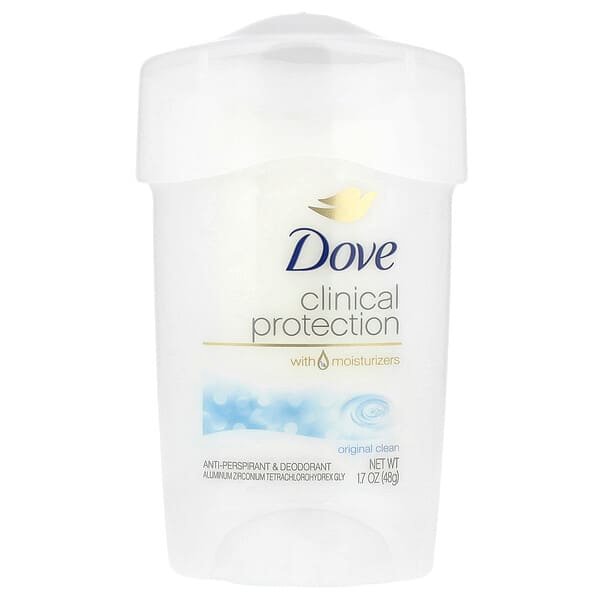 Dove, Clinical Protection, Anti-Perspirant Deodorant, Original Clean, 48 g (1.7 oz)