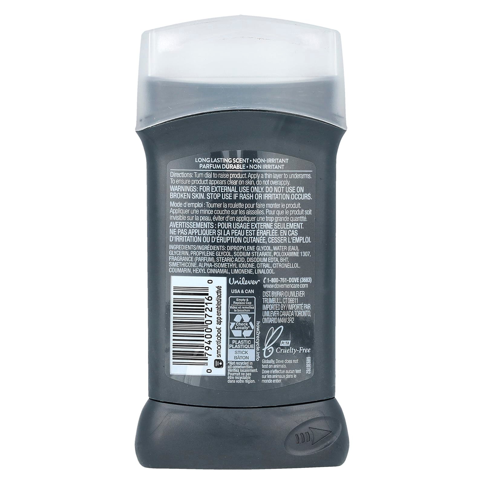 Dove, Men + Care, Deodorant, Clean Comfort, 85 g (3 oz)