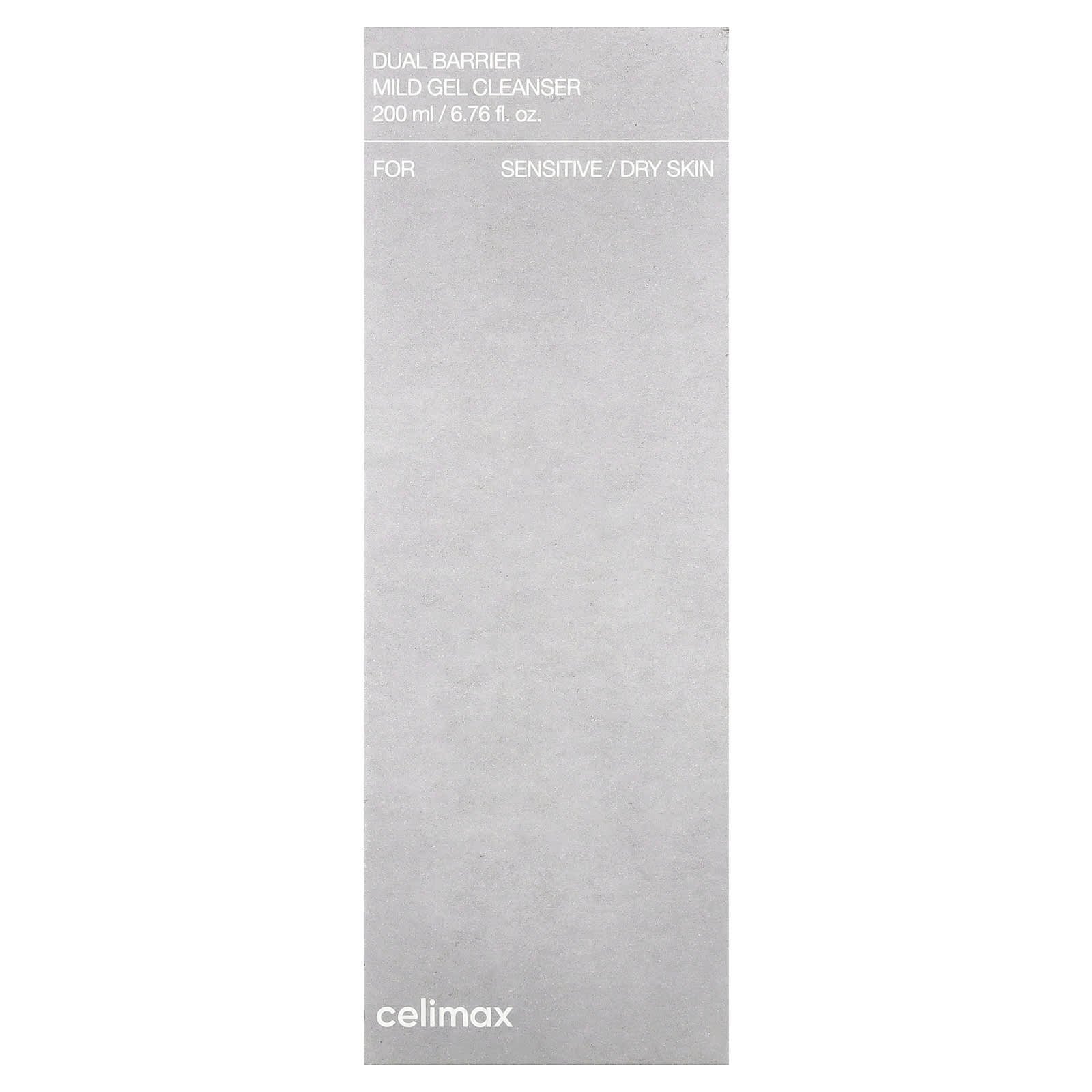 Celimax, Dual Barrier Mild Gel Cleanser, For Sensitive/Dry Skin, 200 ml (6.76 fl oz)