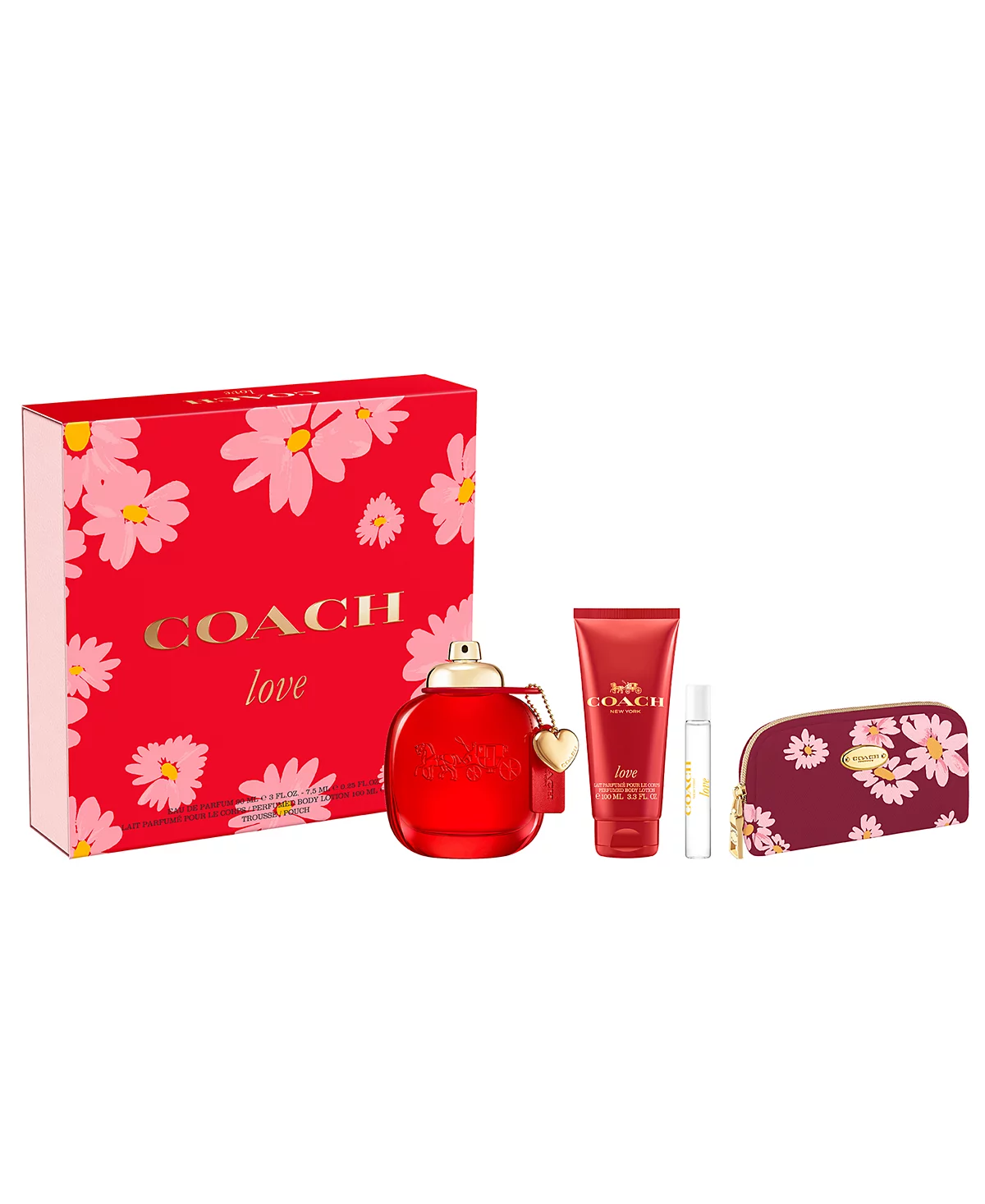 In demand 74 bought in the last 5 days Going fast Last bought 5 minutes ago COACH 4-Pc. Love Eau De Parfum Spray Set