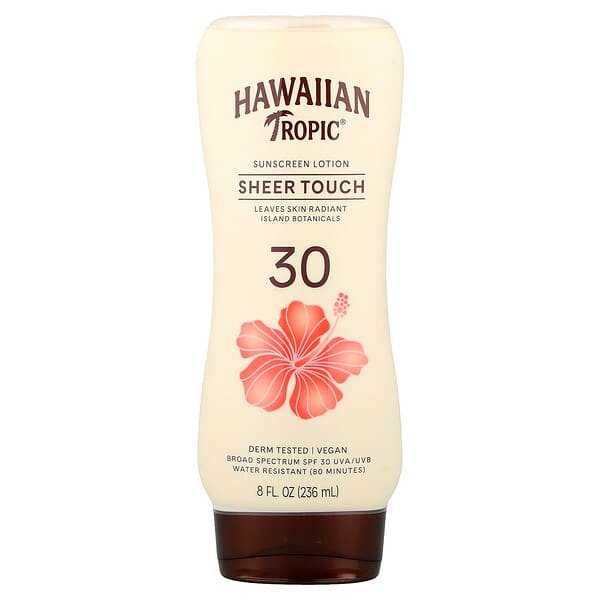Hawaiian Tropic, Sheer Touch, Sunscreen Lotion, SPF 30, 8 fl oz (236 ml)