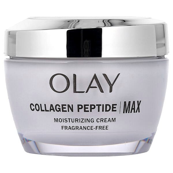 Olay, Collagen Peptide Max, Moisturising Cream, Fragrance-Free, 48 g (1.7 oz)