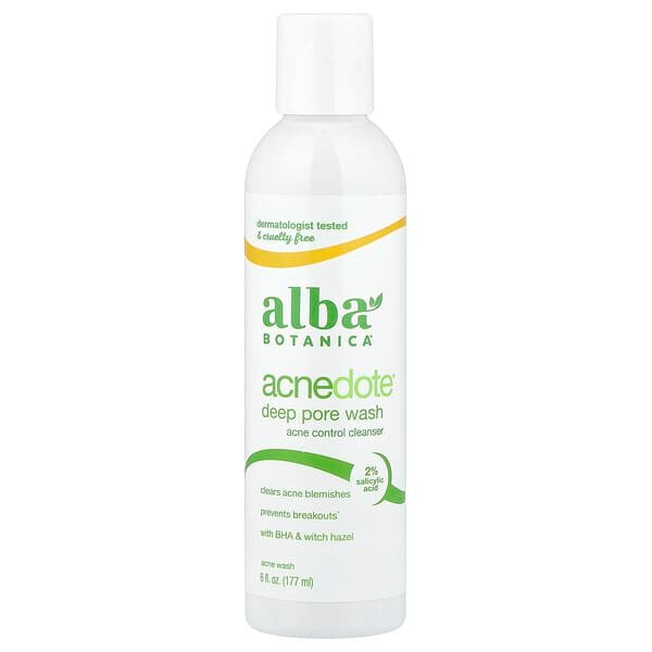 Alba Botanica, Acnedote®, Deep Pore Wash, 6 fl oz (177 ml)