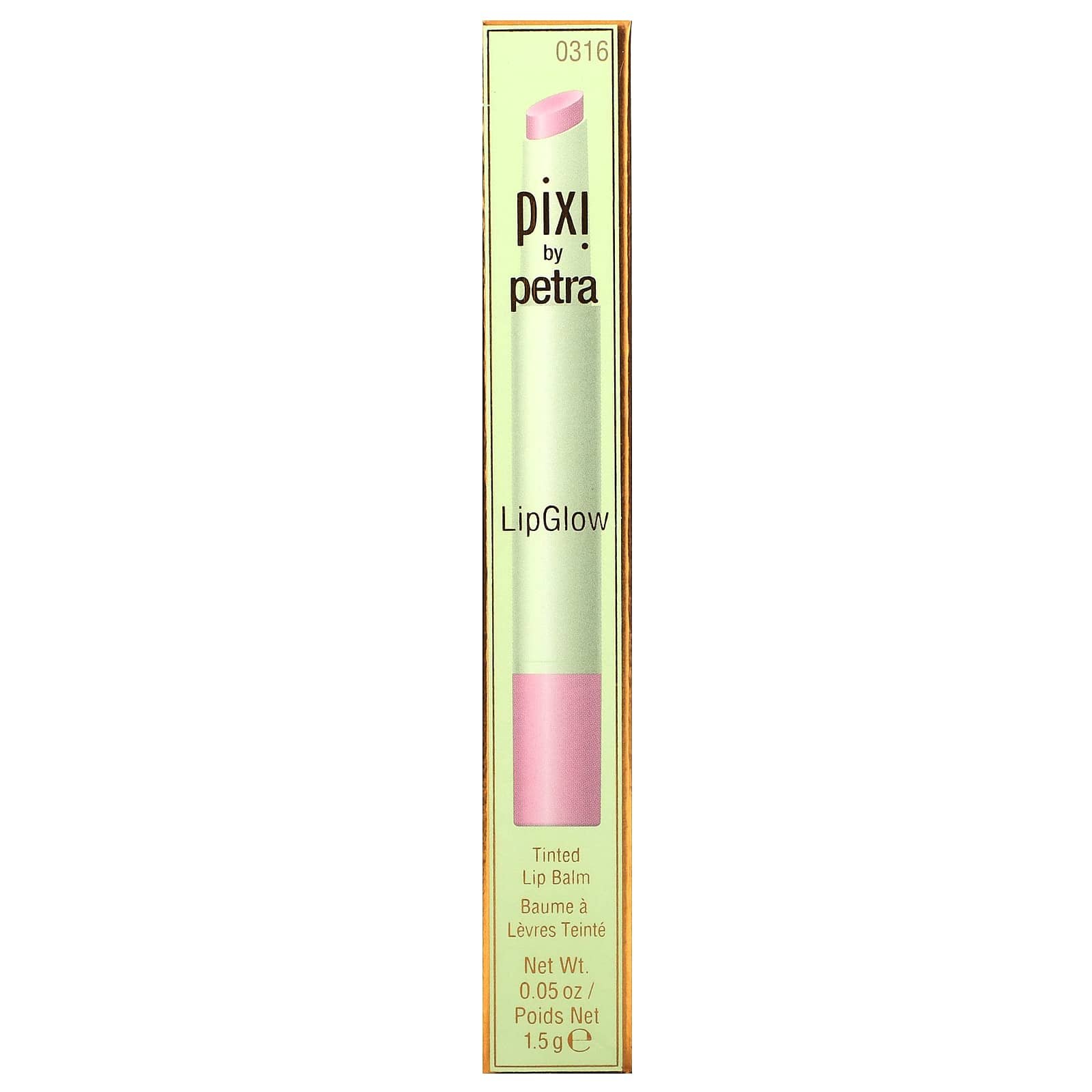 Pixi Beauty, LipGlow, Tinted Lip Balm, 0316 Fleur, 0.05 oz (1.5 g)