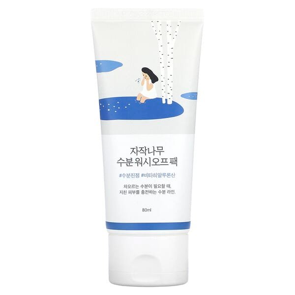 Round Lab, Birch Juice Moisturising Wash Off Pack, 2.70 fl oz (80 ml)