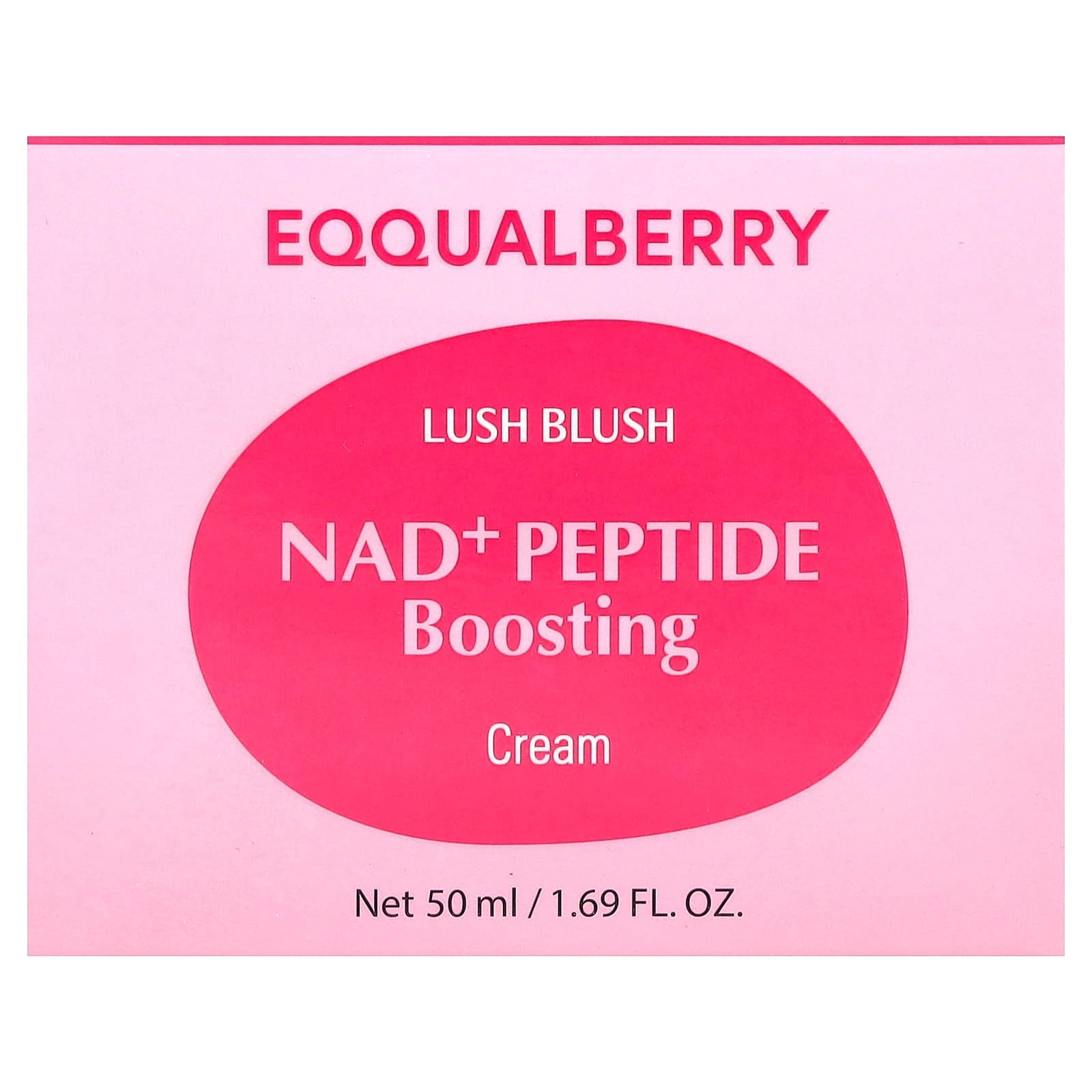 EQQUALBERRY, Lush Cheek Tint, Nad+ Peptide Boosting Cream, 50 ml (1.69 fl oz)