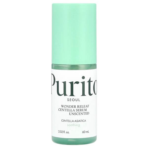 Purito, Wonder Releaf Centella Serum, Unscented, 2.02 fl oz (60 ml)