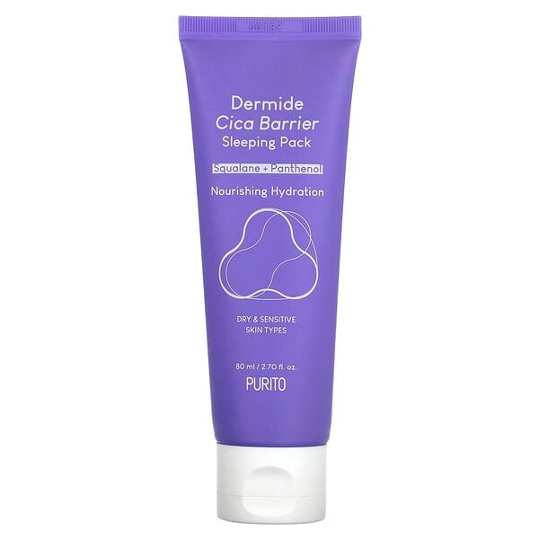 Purito, Dermide Cica Barrier, Sleeping Pack, 2.70 fl oz (80 ml)