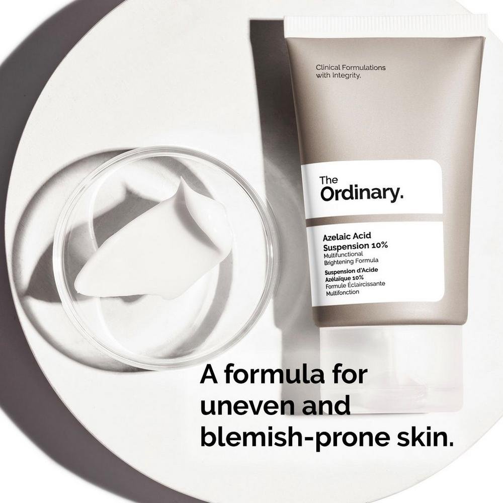 Azelaic Acid Suspension 10% Cream for Redness and Blemish-Prone Skin