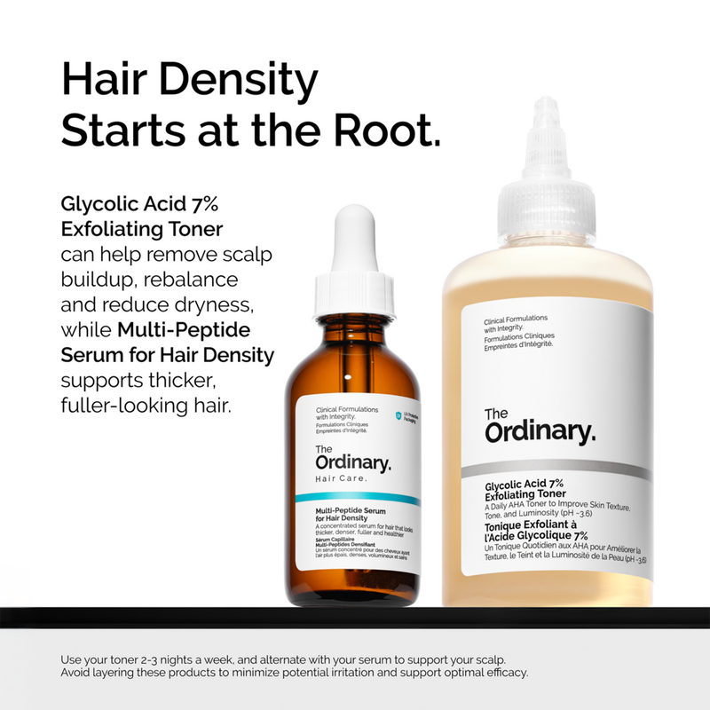 Multi-Peptide Serum for Hair Density for Thicker, Fuller Looking Hair